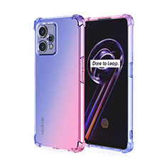 Coque Ultra Fine Transparente Souple Housse Etui Degrade pour Realme 9 5G Bleu