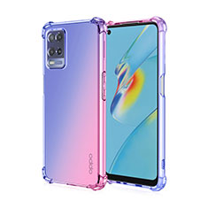 Coque Ultra Fine Transparente Souple Housse Etui Degrade pour Realme 9 5G India Bleu