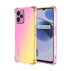 Coque Ultra Fine Transparente Souple Housse Etui Degrade pour Realme C35 Rose