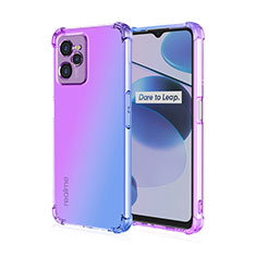 Coque Ultra Fine Transparente Souple Housse Etui Degrade pour Realme C35 Violet Clair