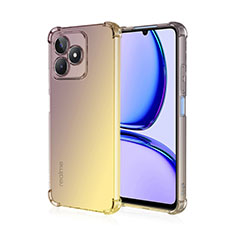 Coque Ultra Fine Transparente Souple Housse Etui Degrade pour Realme C53 India Jaune