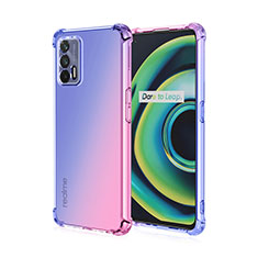 Coque Ultra Fine Transparente Souple Housse Etui Degrade pour Realme GT Neo 2T 5G Bleu