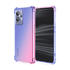 Coque Ultra Fine Transparente Souple Housse Etui Degrade pour Realme GT2 Pro 5G Bleu