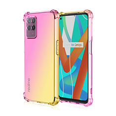 Coque Ultra Fine Transparente Souple Housse Etui Degrade pour Realme Narzo 50 4G Rose