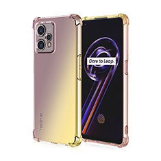 Coque Ultra Fine Transparente Souple Housse Etui Degrade pour Realme Q5 5G Jaune