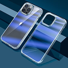 Coque Ultra Fine Transparente Souple Housse Etui Degrade QC1 pour Apple iPhone 14 Pro Bleu