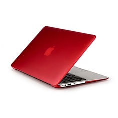 Coque Ultra Slim Mat Rigide Transparente pour Apple MacBook Air 11 pouces Rouge