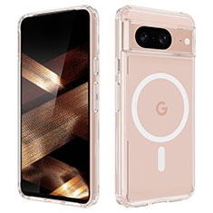 Coque Ultra Slim Silicone Souple Transparente avec Mag-Safe Magnetic Magnetique pour Google Pixel 7 5G Clair