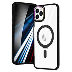 Coque Ultra Slim Silicone Souple Transparente avec Mag-Safe Magnetic Magnetique SD1 pour Apple iPhone 11 Pro Max Noir