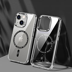 Coque Ultra Slim Silicone Souple Transparente avec Mag-Safe Magnetic Magnetique TB1 pour Apple iPhone 13 Clair