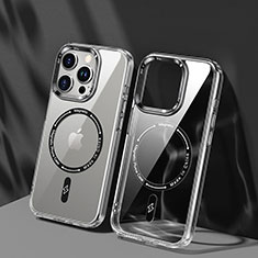 Coque Ultra Slim Silicone Souple Transparente avec Mag-Safe Magnetic Magnetique TB1 pour Apple iPhone 13 Pro Clair