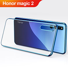 Coque Ultra Slim Silicone Souple Transparente pour Huawei Honor Magic 2 Bleu