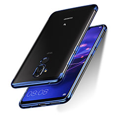 Coque Ultra Slim Silicone Souple Transparente pour Huawei Mate 20 Lite Bleu