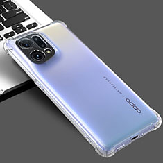 Coque Ultra Slim Silicone Souple Transparente pour Oppo Find X5 5G Clair