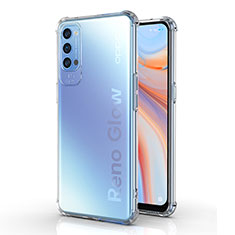 Coque Ultra Slim Silicone Souple Transparente pour Oppo Reno4 5G Clair