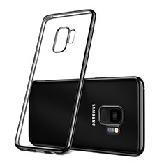 Coque Ultra Slim Silicone Souple Transparente pour Samsung Galaxy S9 Noir