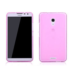 Coque Ultra Slim TPU Souple Transparente pour Huawei Ascend Mate 2 Rose