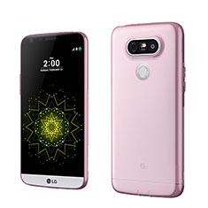 Coque Ultra Slim TPU Souple Transparente pour LG G5 Rose