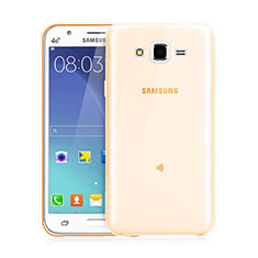 Coque Ultra Slim TPU Souple Transparente pour Samsung Galaxy J3 Or