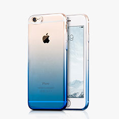 Coque Ultra Slim Transparente Souple Degrade pour Apple iPhone 6 Bleu