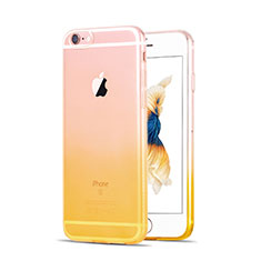 Coque Ultra Slim Transparente Souple Degrade pour Apple iPhone 6S Plus Jaune