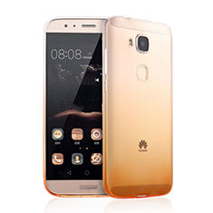 Coque Ultra Slim Transparente Souple Degrade pour Huawei GX8 Jaune