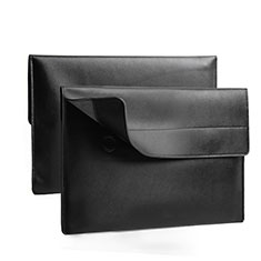 Double Pochette Housse Cuir L11 pour Apple MacBook Air 11 pouces Noir