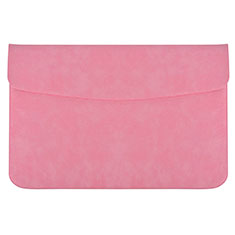 Double Pochette Housse Cuir L15 pour Apple MacBook Air 11 pouces Rose