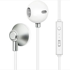 Ecouteur Casque Filaire Sport Stereo Intra-auriculaire Oreillette H05 pour Apple iPad Pro 11 2022 Argent