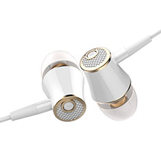Ecouteur Casque Filaire Sport Stereo Intra-auriculaire Oreillette H06 pour Oppo A55 4G Or