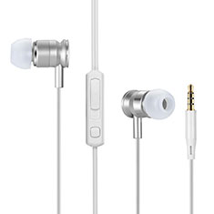 Ecouteur Casque Filaire Sport Stereo Intra-auriculaire Oreillette H31 pour Apple iPad Pro 11 2022 Argent