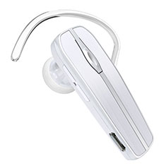 Ecouteur Casque Sport Bluetooth Stereo Intra-auriculaire Sans fil Oreillette H39 pour Samsung Galaxy S5 Duos Plus Blanc