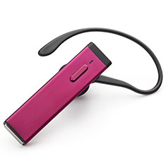 Ecouteur Casque Sport Bluetooth Stereo Intra-auriculaire Sans fil Oreillette H44 pour Samsung Galaxy A71 5G Rose Rouge