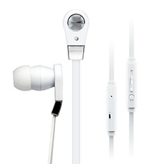 Ecouteur Filaire Sport Stereo Casque Intra-auriculaire Oreillette pour Vivo Y22s Blanc