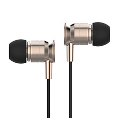 Ecouteur Filaire Sport Stereo Casque Intra-auriculaire Oreillette H14 pour Sony Xperia C3 Or