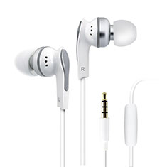 Ecouteur Filaire Sport Stereo Casque Intra-auriculaire Oreillette H23 pour Huawei Enjoy 8S Blanc