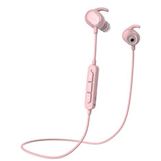 Ecouteur Sport Bluetooth Stereo Casque Intra-auriculaire Sans fil Oreillette H43 pour Apple iPad Pro 11 2022 Rose