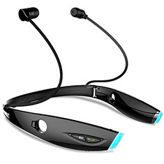 Ecouteur Sport Bluetooth Stereo Casque Intra-auriculaire Sans fil Oreillette H52 pour Vivo iQOO U3 5G Noir