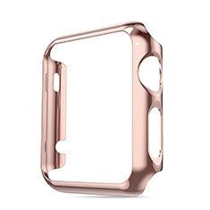 Etui Bumper Luxe Aluminum Metal pour Apple iWatch 3 38mm Rose