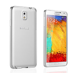 Etui Bumper Luxe Aluminum Metal pour Samsung Galaxy Note 3 N9000 Argent