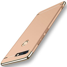 Etui Bumper Luxe Metal et Plastique pour Huawei Nova 2 Plus Or