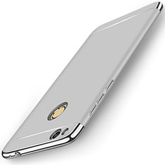 Etui Bumper Luxe Metal et Plastique pour Huawei P8 Lite (2017) Argent