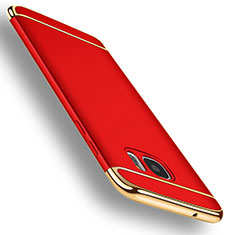 Etui Bumper Luxe Metal et Plastique pour Samsung Galaxy S7 Edge G935F Rouge