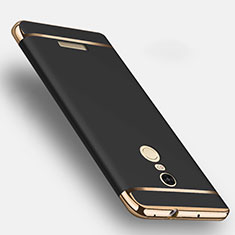 Etui Bumper Luxe Metal et Plastique pour Xiaomi Redmi Note 3 MediaTek Noir