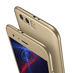 Etui Plastique Mat Protection Integrale 360 Degres Avant et Arriere pour Huawei Honor 9 Or