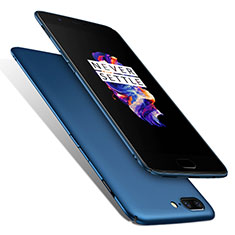 Etui Plastique Rigide Mat M01 pour OnePlus 5 Bleu