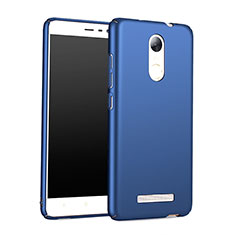 Etui Plastique Rigide Mat M01 pour Xiaomi Redmi Note 3 Pro Bleu