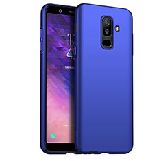 Etui Plastique Rigide Mat M03 pour Samsung Galaxy A6 Plus (2018) Bleu