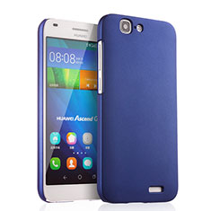 Etui Plastique Rigide Mat pour Huawei Ascend G7 Bleu