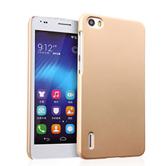 Etui Plastique Rigide Mat pour Huawei Honor 6 Or